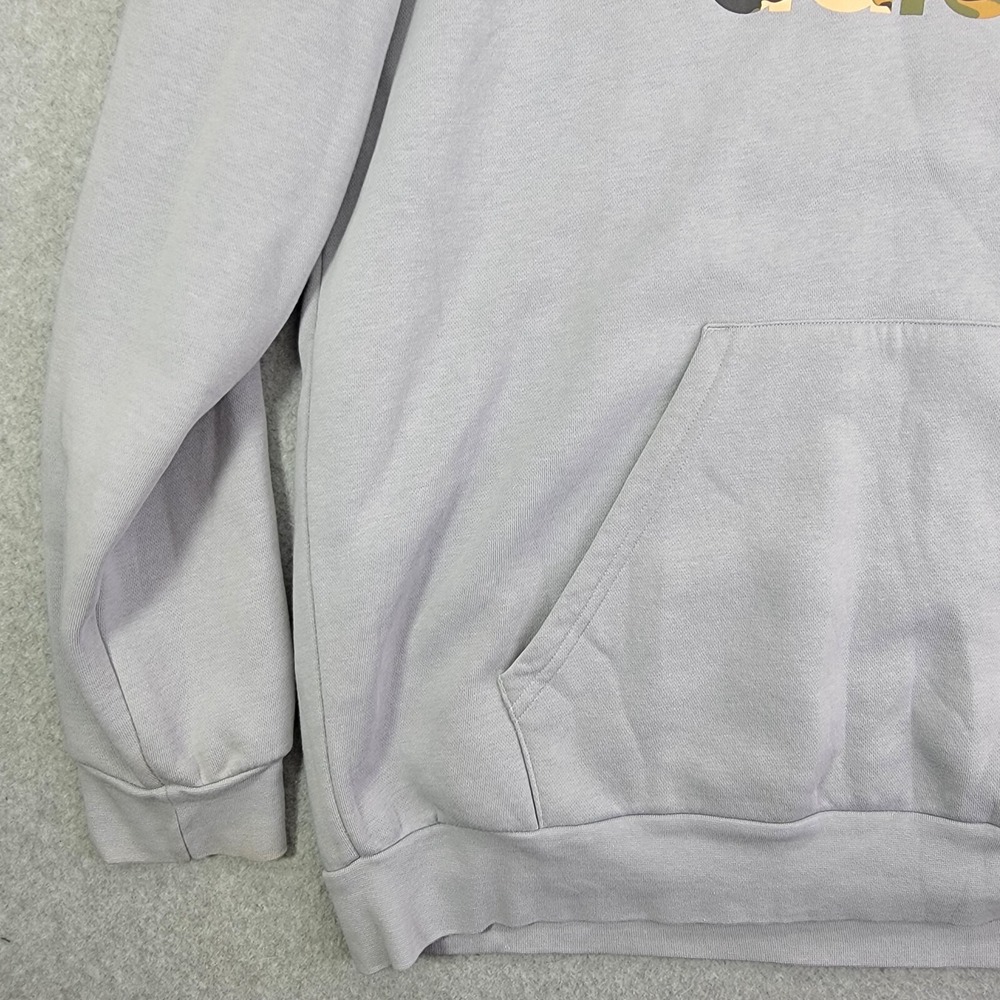 Adidas Hoodie Mens XL Gray Camouflage Pullover Casual Gym Workout  Logo active - Picture 3 of 11